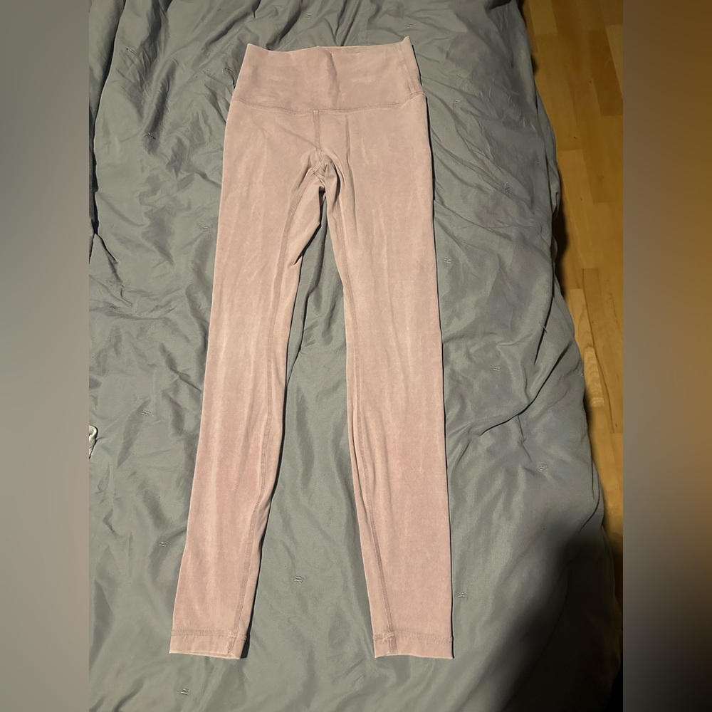 Pink High-Waisted Lululemon leggings